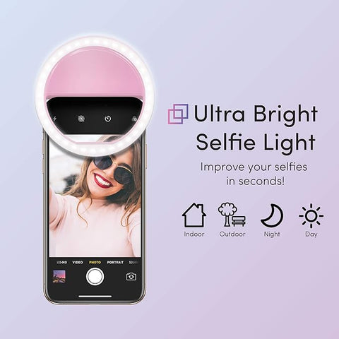 Mobile selfie ring